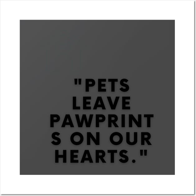 Celebrate Your Love for Pets with this Awesome T-Shirt Design Wall Art by Shop-Arts